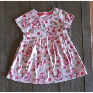 Toddler Girls 4T Strawberry Shortcake Dress Short Sleeve By Strawberry Shortcake